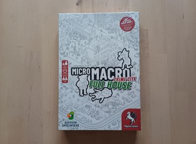 MicroMacro Crime City - Full House (Murder Mystery Family Board Game 2021 NEW SEALED)