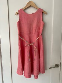 Pink Linen Dress from Marie Puce