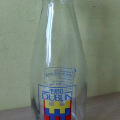 1988 Dublin Millennium milk bottle