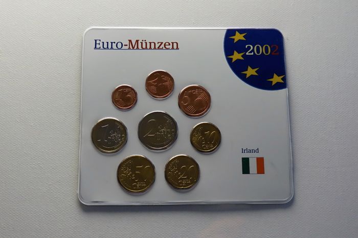 Ireland 2002 Uncirculated Euro Coins Set