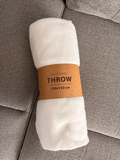 2 x JYSK Throws Brand New