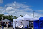 Blue Pop Up Gazebo 3x3m
