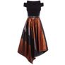 Coast Fran Metallic Stripe Dress Image 2
