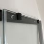 Shower Sliding Door Metal Black 1000 mm Sonas ASPECT Image 4