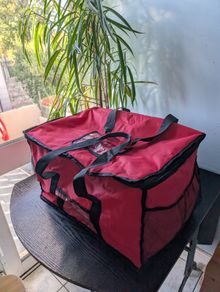 Large Insulated Food Delivery Bag   Excellent Condition