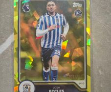 Josh Eccles Topps Premier League 2026/27 Gold Parallel RC /299 Coventry City #267 (numbered  card)
