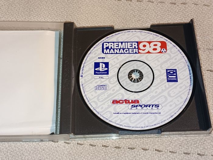 Premier Manager 98 PlayStation Game For Sale Here