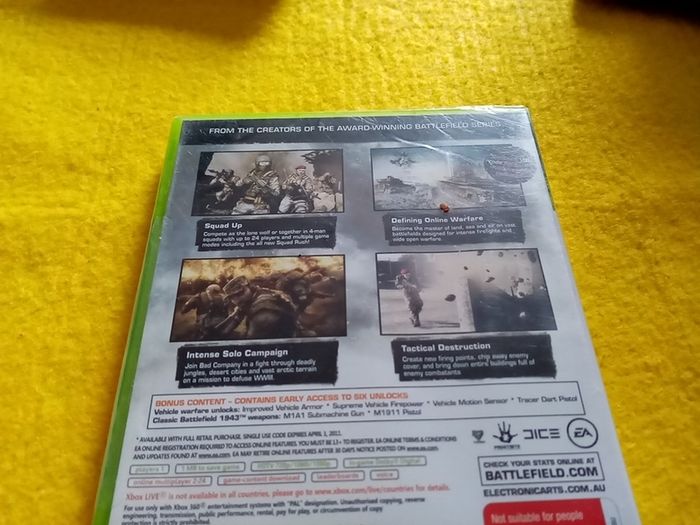 Battlefield Bad company 2 Italian version Brand new Xbox 360 games Original