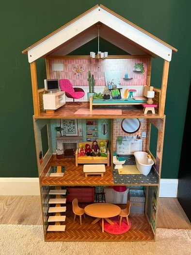 Beautiful Large Wooden Dollhouse - Dun Laoghaire