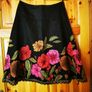 Vintage Carole Little Skirt Boho Festival Feminine Size 10 Image 8