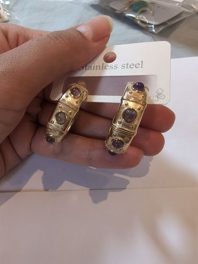 Amethyst earrings