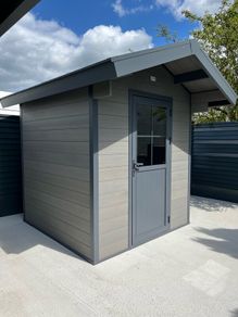 6.5ft x 6.5ft Composite Garden Shed