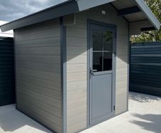 6.5ft x 6.5ft Composite Garden Shed