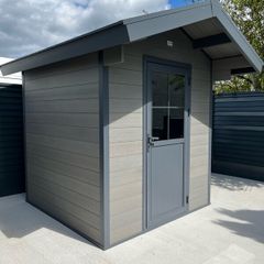6.5ft x 6.5ft Composite Garden Shed