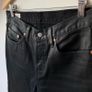 Levis 501 Wax Coated Straight Leg Jeans W27 L30 Image 3