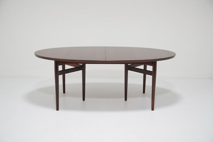 Vintage Rosewood Extending 10 Seater Dining Table Model 212 by Arne Vodder, 1960s