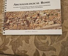 Archaeological Rome. Including 24 Transparent Overlays With Artist's Renditions Of Ancient Rome,ostia And Pompeii. Large Volume Paperback In Good Condition.  See Photos For Condition.