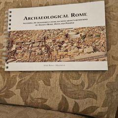 Archaeological Rome. Including 24 Transparent Overlays With Artist's Renditions Of Ancient Rome,ostia And Pompeii. Large Volume Paperback In Good Condition.  See Photos For Condition.