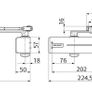 Tesa Assa Abloy Articulated Arm Door Closer with Retainer Image 2