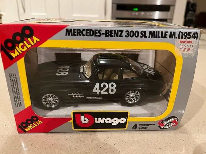Mercedes 300 Sl Gullwing Mille Miglior 1/24 Burago