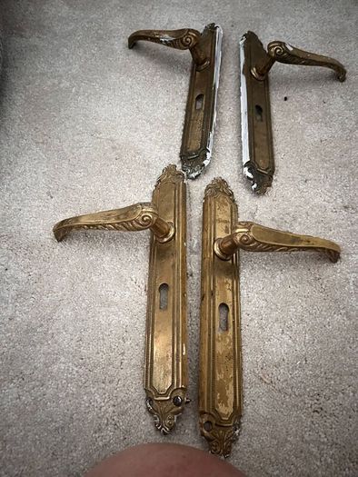 brass door handles