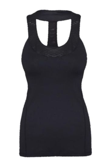 Plexus Tank - Black Racerback (NEW)