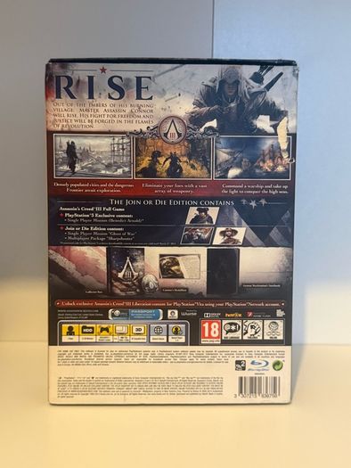 Assasins creed 3 Join Or Die Edition Ps3