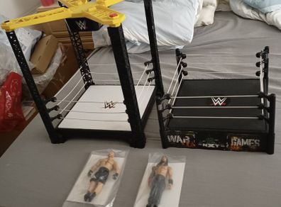 WWE Action Figures & Rings