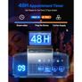 Commercial Ice Maker Machine, 59kg/24H with 15kg Storage, 45 Cubes per Cycle, Stainless Steel Freestanding & Under Counter Ice Maker with LED Display & Self-Cleaning, for Home Bar Restaurant Image 6