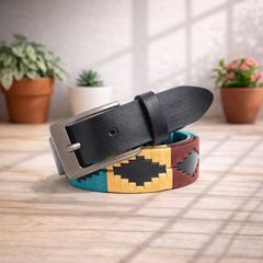 Unisex Genuine Leather Polo Belt Premium Multi-Color Designer Belt