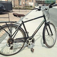 Raleigh Pioneer Grand Tour Hybrid Bike in Green