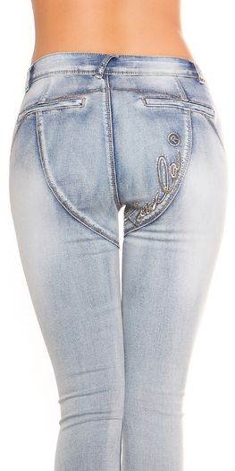 Skinnies w buttons size  8 10 12