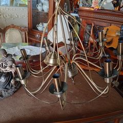 Vintage brass chandelier