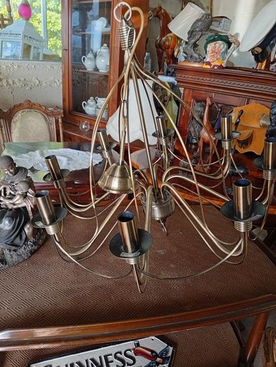 Vintage brass chandelier