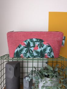 Brand new handmade make-up bag / toiletry bag