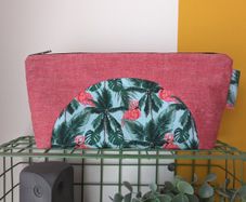 Brand new handmade make-up bag / toiletry bag