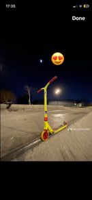 stunt scooter + helemt and stand