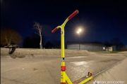 stunt scooter + helemt and stand