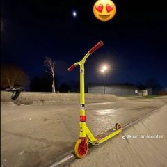 stunt scooter + helemt and stand