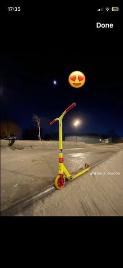 stunt scooter + helemt and stand