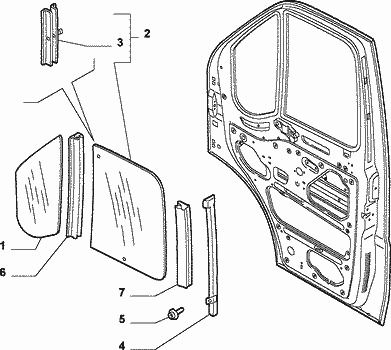 LH Fly Glass (Fiat Ducato 230/244)