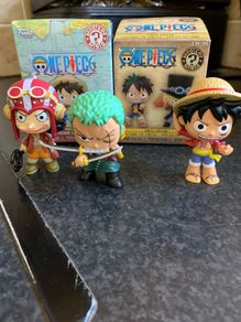 3x One Piece Mystery Figures Mini