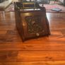 Antique Edwardian coal turf scuttle - fireside box Image 4