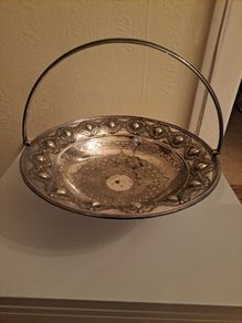 Beautiful Silver dish with handle