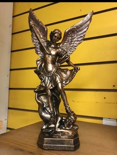 Bronze Statue Off Arch Anhel Micheal