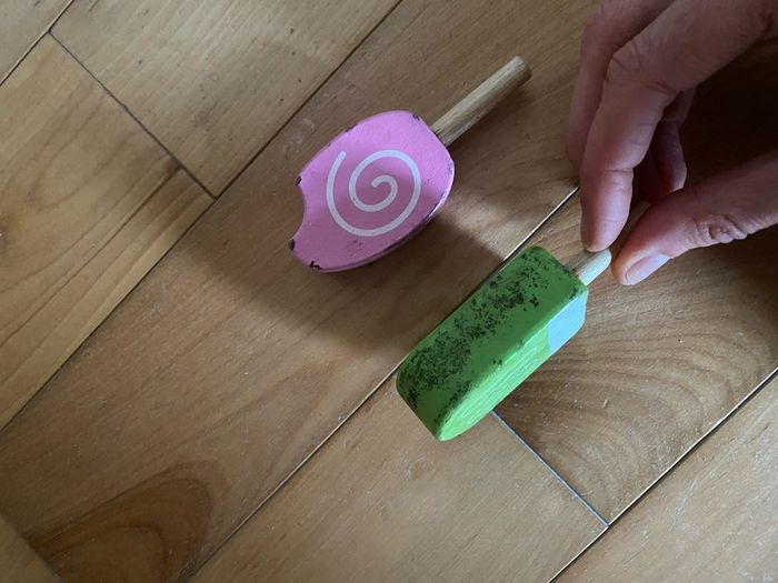 Wooden Ice Cream Trolly