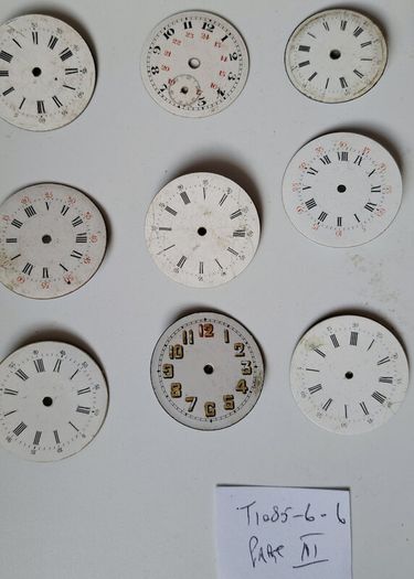 Selection of 32 Vintage Wrist & Fob Watch Dials