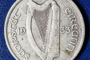 Ireland 1933 Silver Half Crown coin