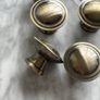 5x Antique Brass Style Knobs Image 3