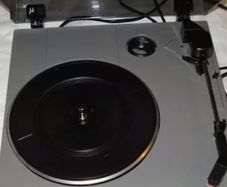 Bush MTT1 Belt Drive Manual Mini Turntable Record Player with Pre Amp
